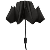 Shedrain reverse umbrella color black partial closed