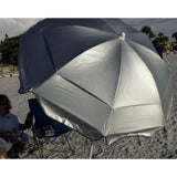 Windbrella silver beach umbrella