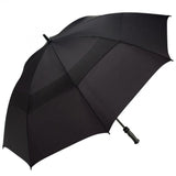 ShedRain - Windjammer 62" Manual Open Golf WindProof Umbrella - Black