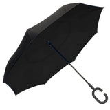 ShedRain - 48" Stick Reverse Umbrella - UnbelievaBrellaâ„¢ - Black