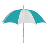 48" Arc Aluminum Stick Umbrella With Wood Handle - UmbrellasAndBeyond