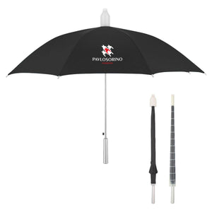 46" Arc Automatic Open Umbrella With Collapsible Drip Guard-Royal Blue