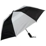 Haas-Jordan 44" Auto Open Urbanite Small Sturdy WindProof Umbrella - Black &amp; White