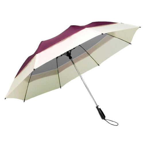 Winbrella Georgetown 58 inch umbrella color Burgundy and Cream