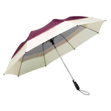 Winbrella Georgetown 58 inch umbrella color Burgundy and Cream