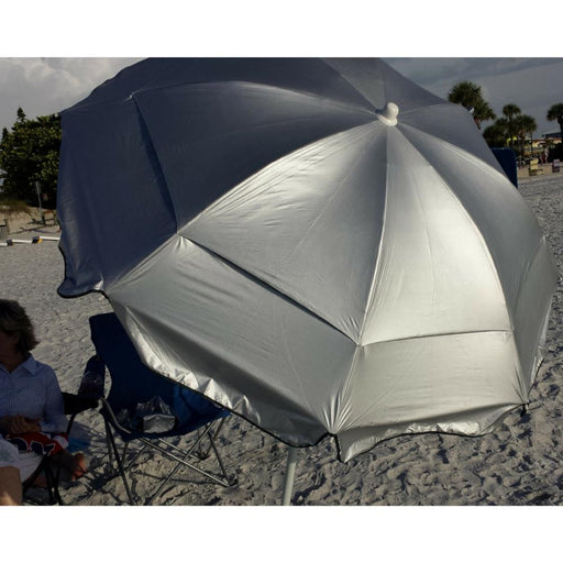 Windbrella silver beach umbrella