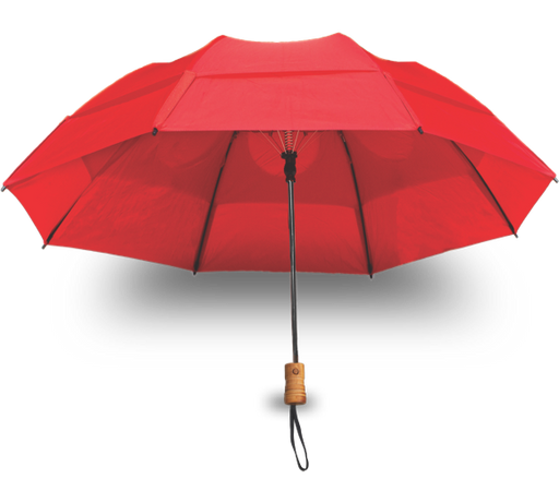 GustBuster - 43" Metro Auto Open WindProof Travel Umbrella  **OPTION - Engrave Handle!** - UmbrellasAndBeyond