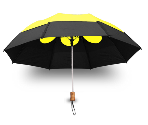 GustBuster - 43" Metro Auto Open WindProof Travel Umbrella  **OPTION - Engrave Handle!** - UmbrellasAndBeyond