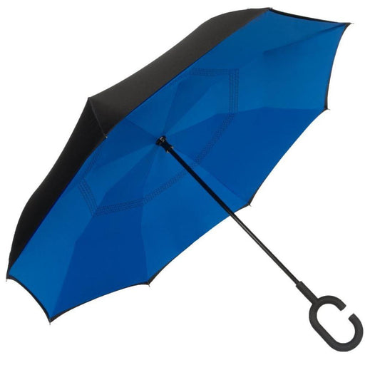 ShedRain - 48" Stick Reverse Umbrella - UnbelievaBrellaâ„¢ - Ocean