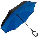 ShedRain - 48" Stick Reverse Umbrella - UnbelievaBrellaâ„¢ - Ocean