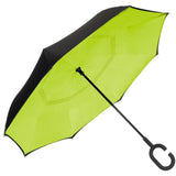 ShedRain - 48" Stick Reverse Umbrella - UnbelievaBrellaâ„¢ - Lime Green
